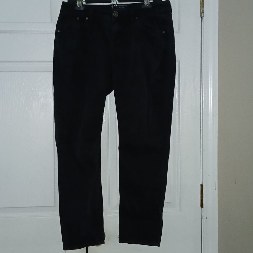Tommy Bahama   Denim  Black  straight leg Jeans  Sz 10 EUC